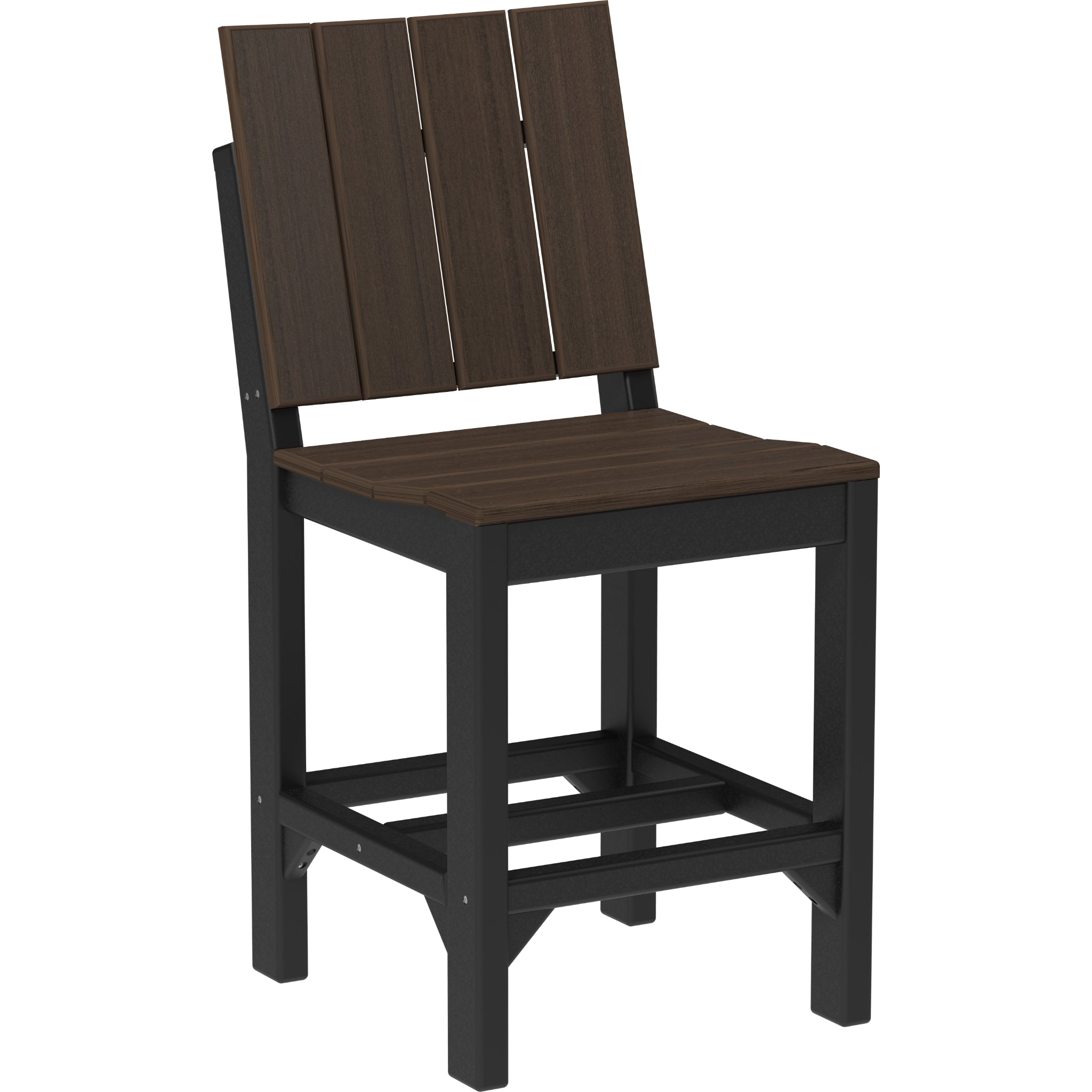 LuxCraft Urban Side Chair – Outdoor Poly Counter Height Chair (USC)