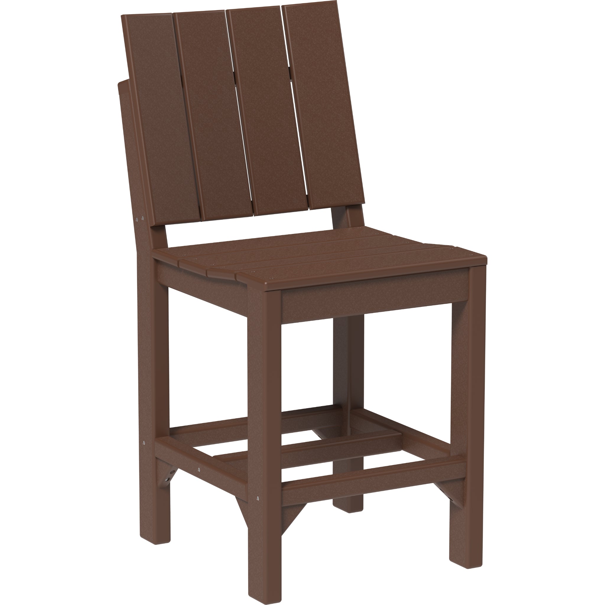 LuxCraft Urban Side Chair – Outdoor Poly Counter Height Chair (USC)