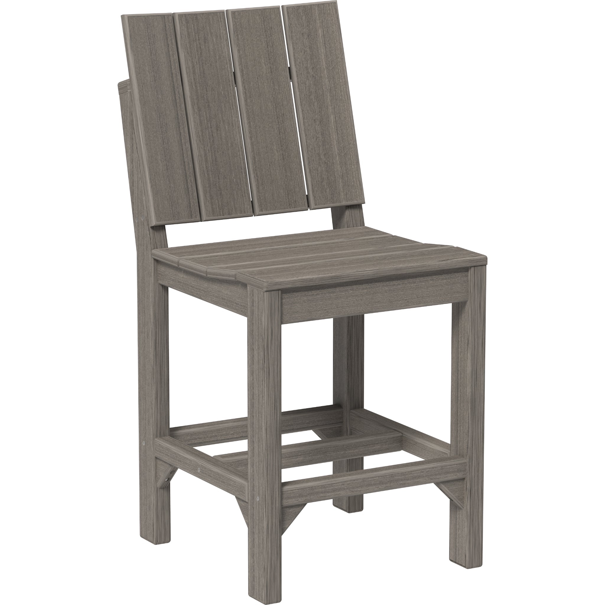 LuxCraft Urban Side Chair – Outdoor Poly Counter Height Chair (USC)