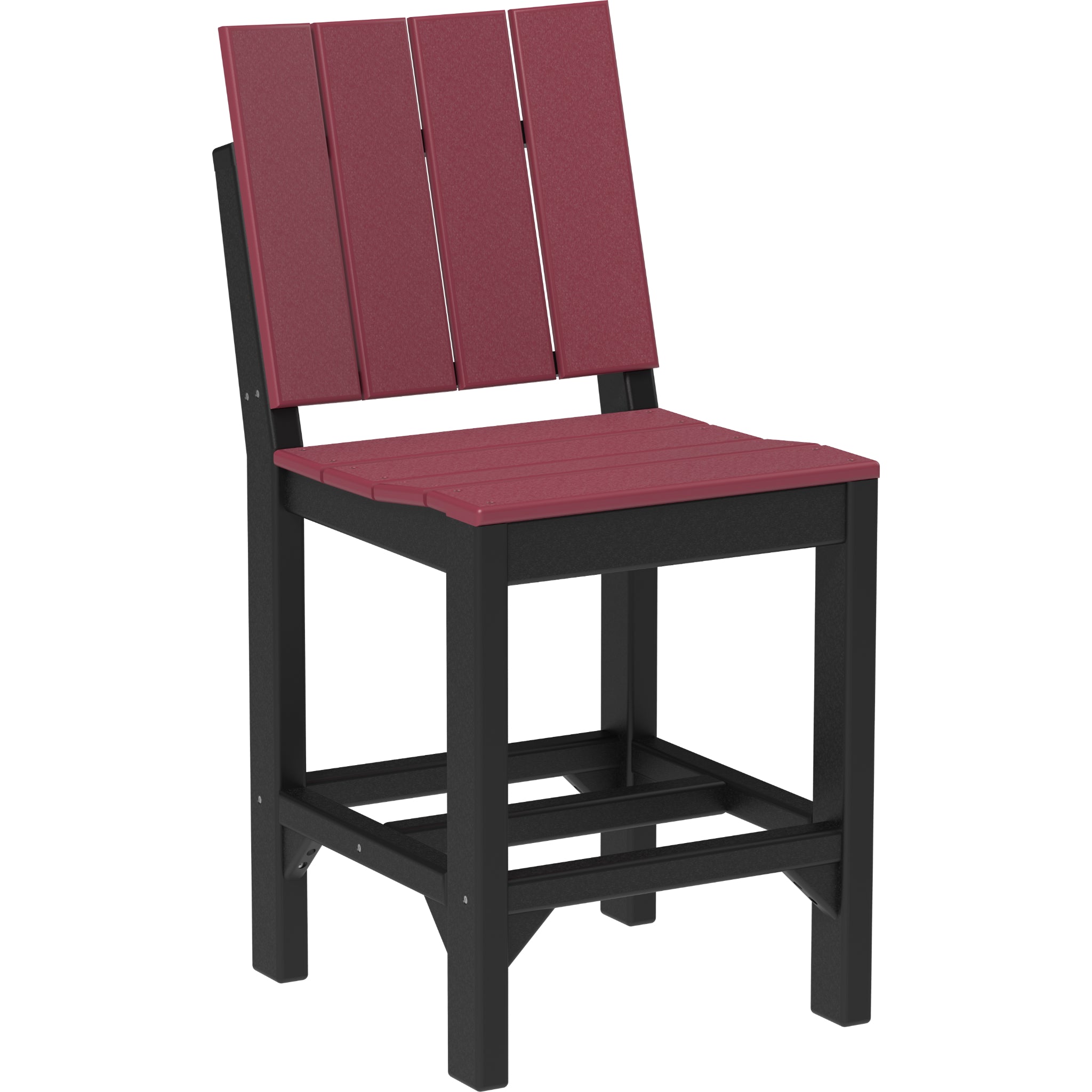 LuxCraft Urban Side Chair – Outdoor Poly Counter Height Chair (USC)