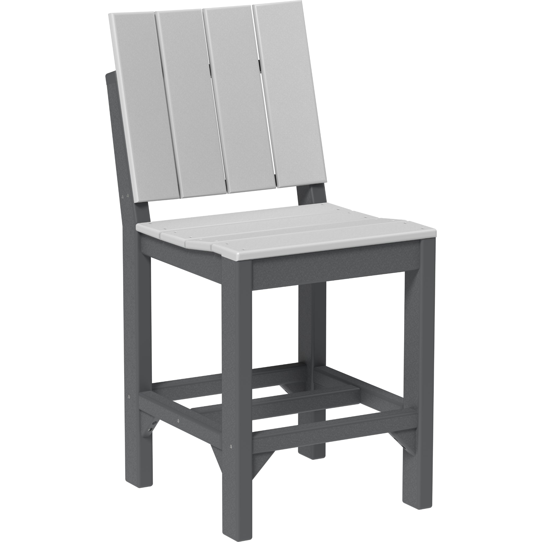 LuxCraft Urban Side Chair – Outdoor Poly Counter Height Chair (USC)