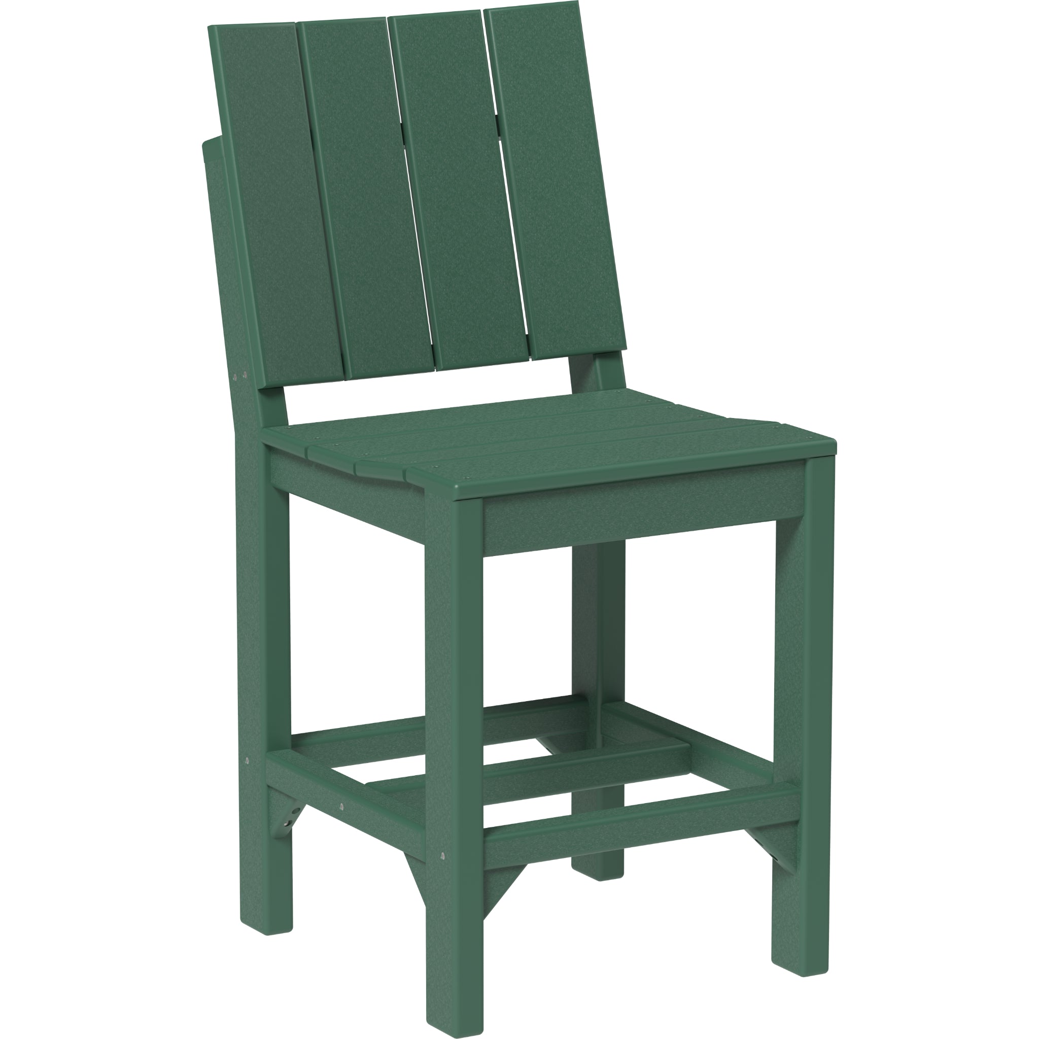 LuxCraft Urban Side Chair – Outdoor Poly Counter Height Chair (USC)