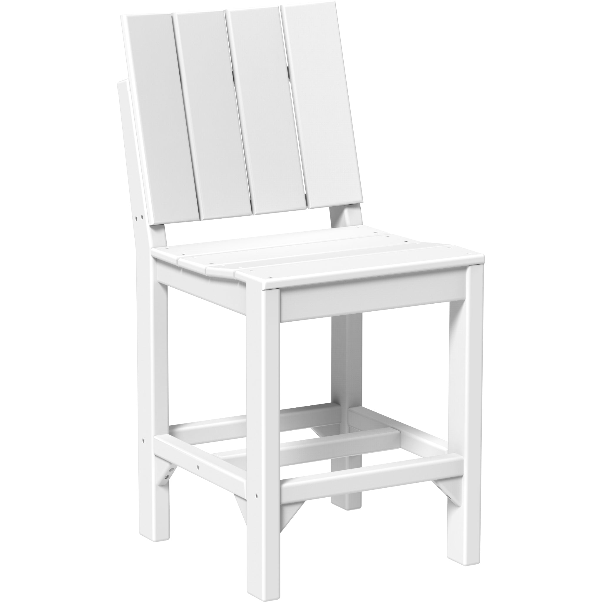 LuxCraft Urban Side Chair – Outdoor Poly Counter Height Chair (USC)