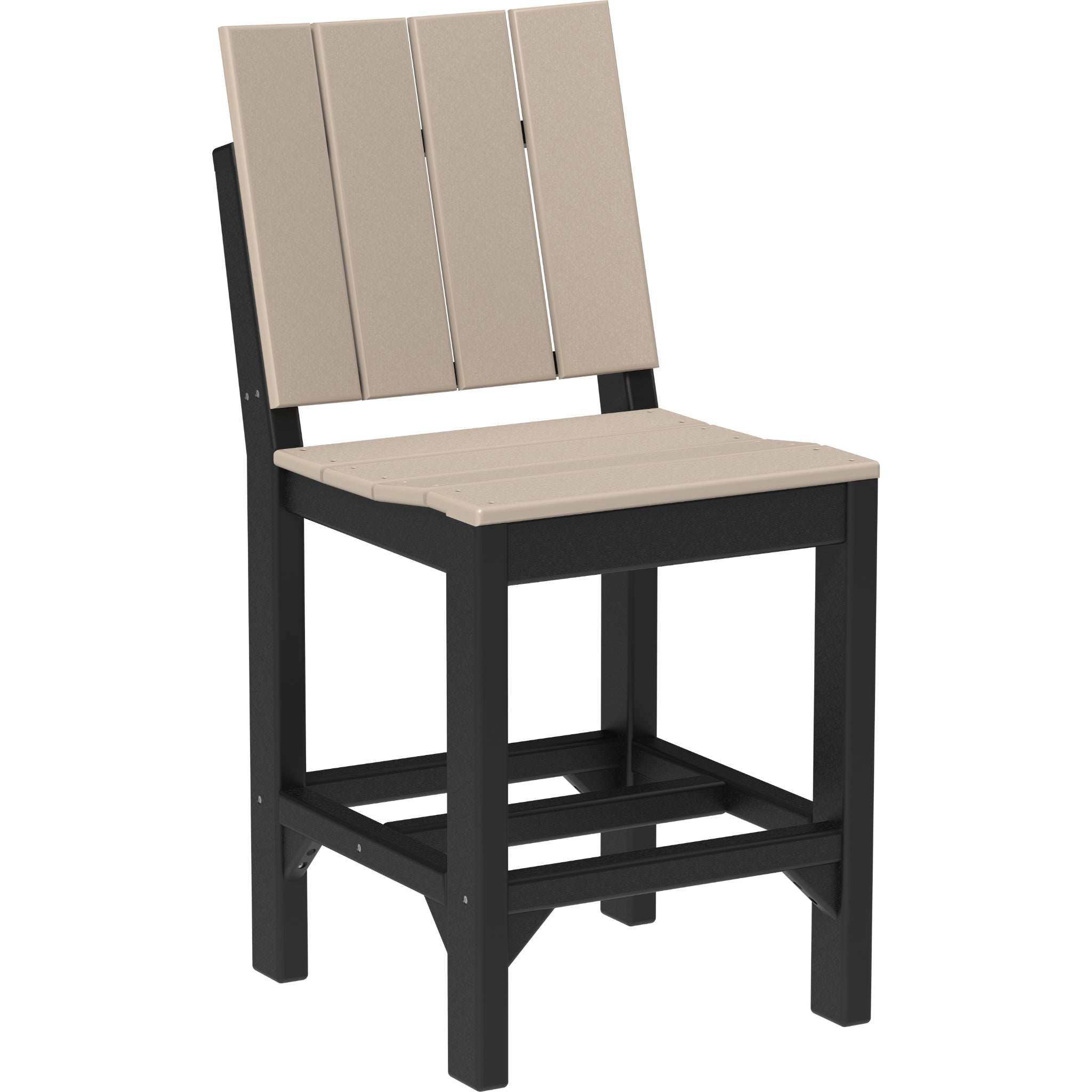 LuxCraft Urban Side Chair – Outdoor Poly Counter Height Chair (USC)