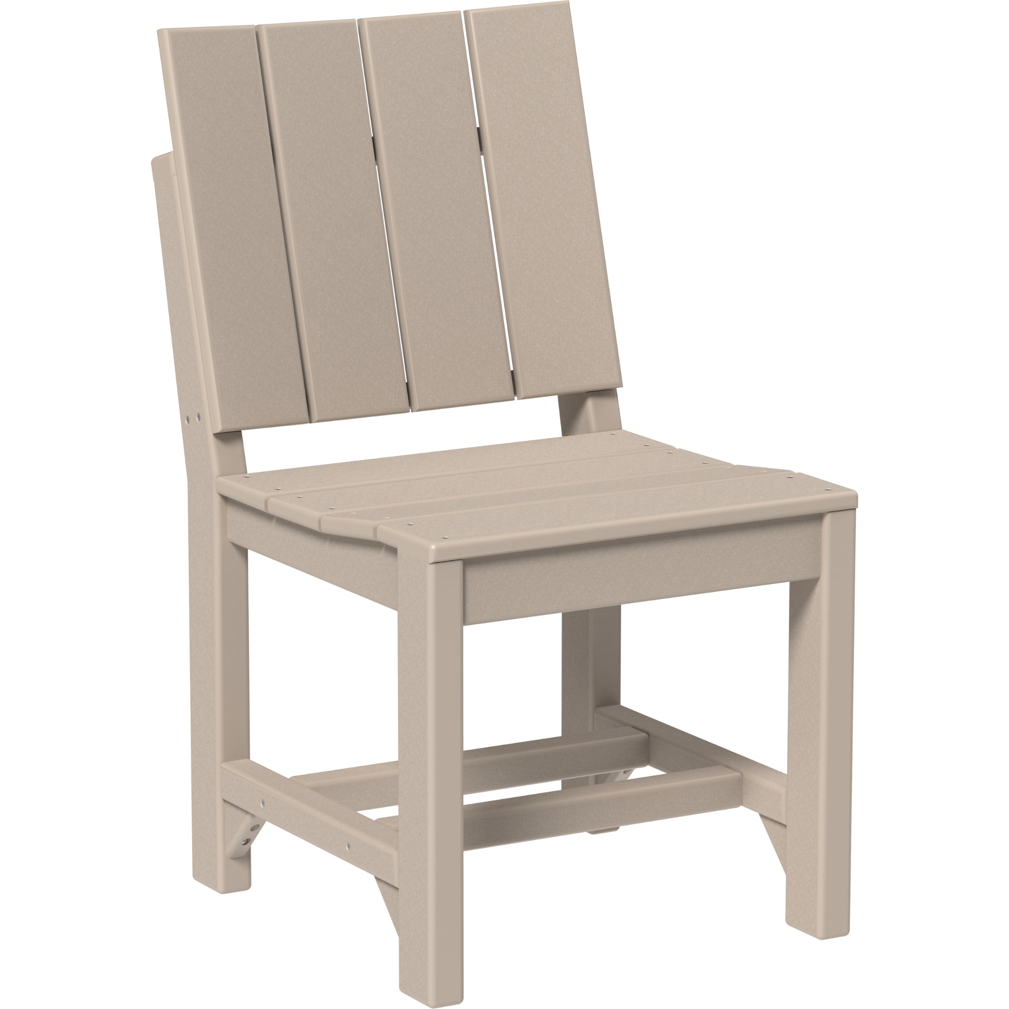 LuxCraft Urban Side Chair – Outdoor Poly Dining Chair (USC)