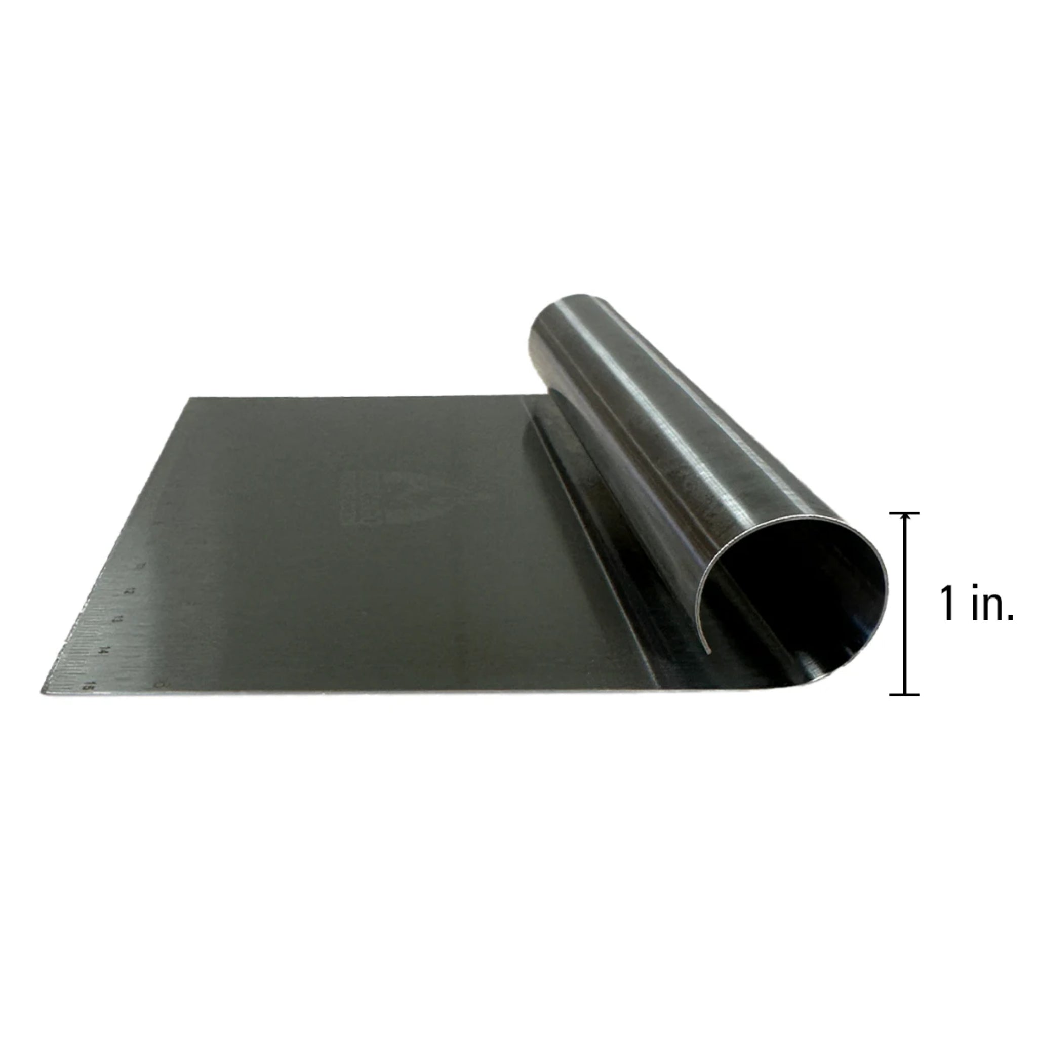 Chicago Brick Oven 6" x 4 1/2" Stainless Steel Dough Cutter/Scraper CBO-A-DGH-CUT