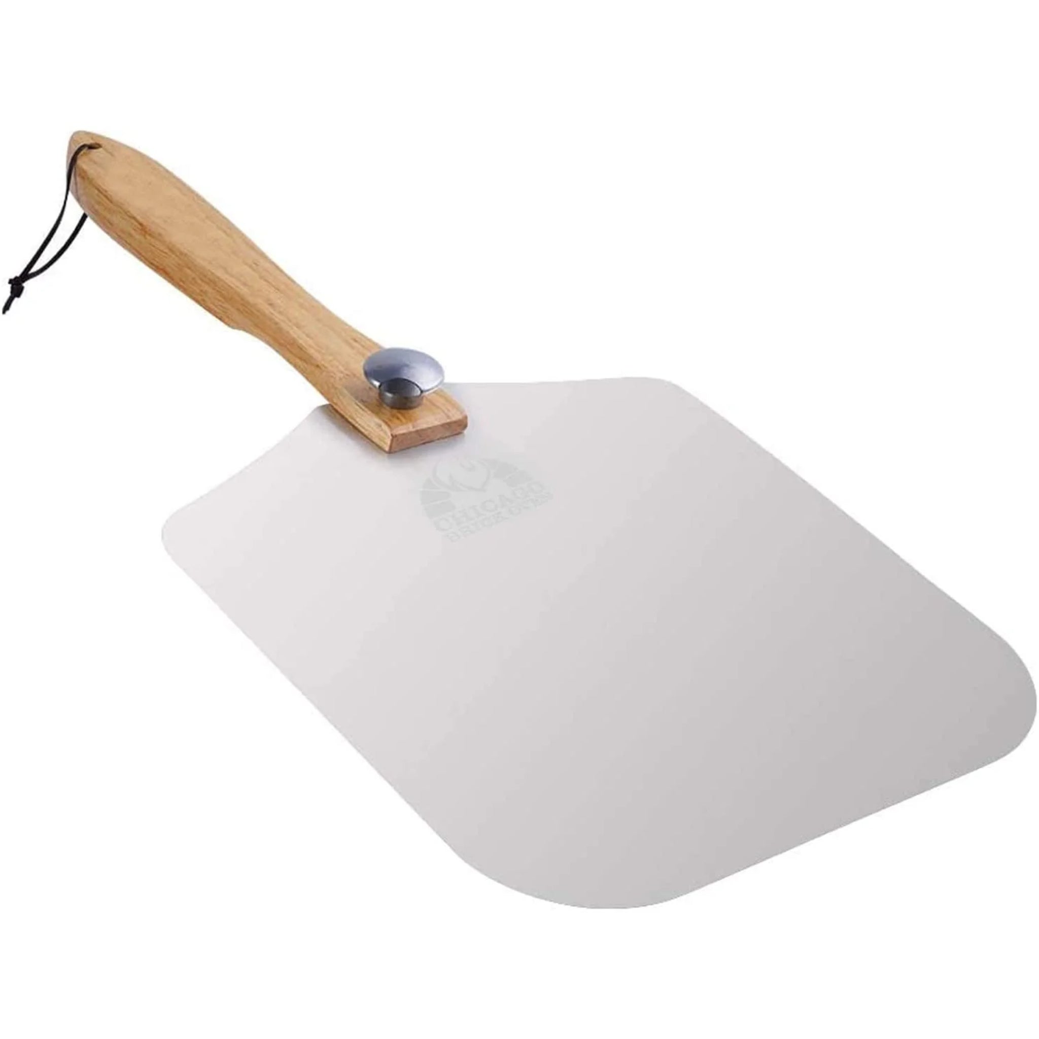 Chicago Brick Oven Foldable Pizza Peel with Wooden Paddle Handle, 12" x 14", Turning Spatula CBO-A-PZA-PEL-FLD-12
