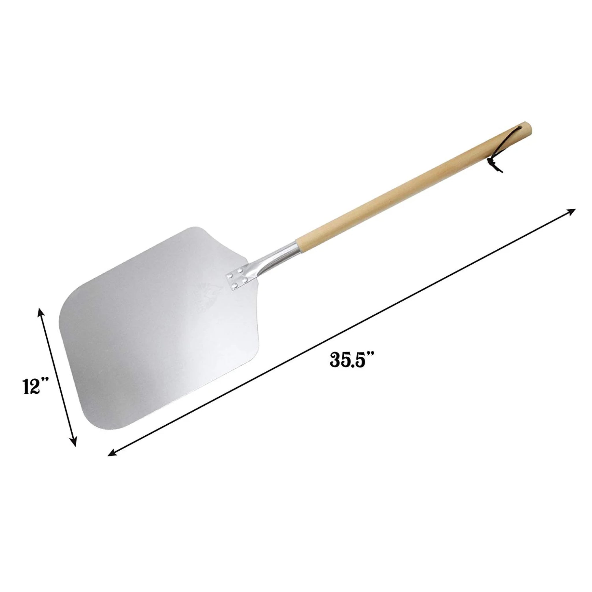 Chicago Brick Oven Pizza Peel with Detachable Wood Handle CBO-A-PZA-PEL-DET-12