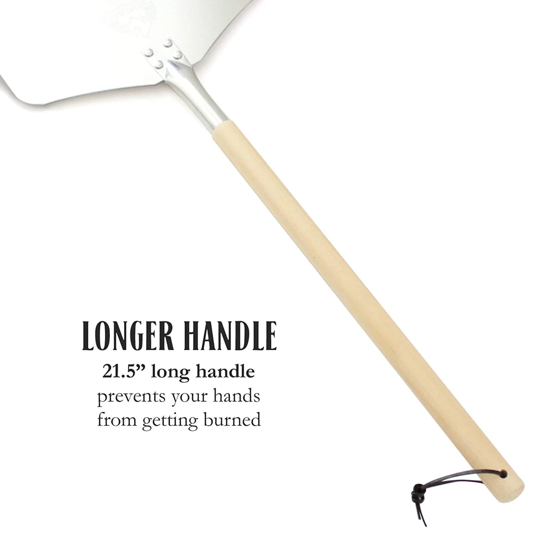Chicago Brick Oven Pizza Peel with Detachable Wood Handle CBO-A-PZA-PEL-DET-12